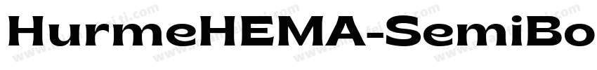 HurmeHEMA-SemiBold字体转换