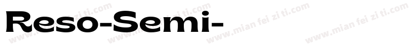 Reso-Semi字体转换