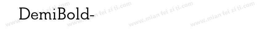 天舒宋DemiBold字体转换