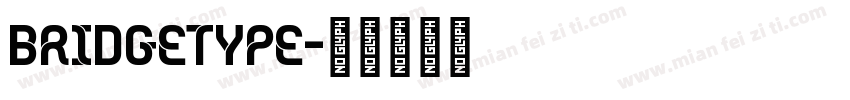 BridgeType字体转换