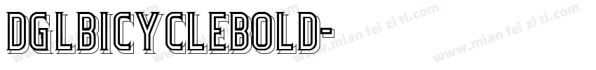 DGLBicycleBold字体转换