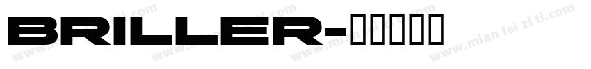 BRILLER字体转换