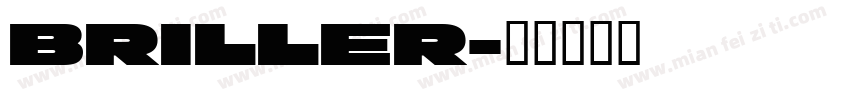 BRILLER字体转换