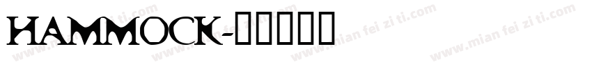 HAMMOCK字体转换