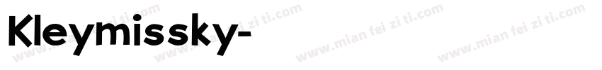 Kleymissky字体转换