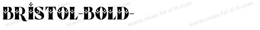 Bristol-Bold字体转换