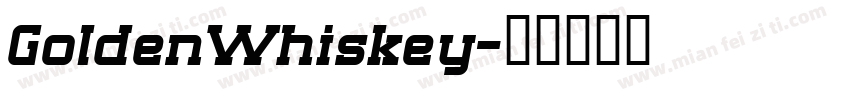 GoldenWhiskey字体转换