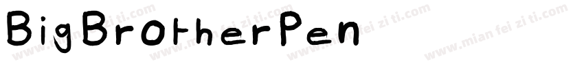BigBrotherPen字体转换