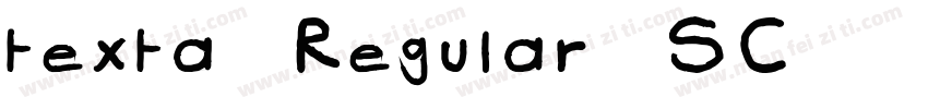 texta-Regular-SC700字体转换