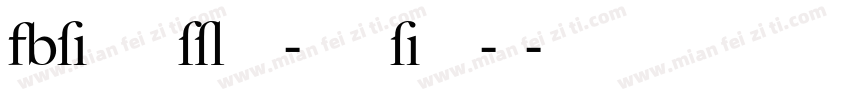 BigCaslon-Medium-中字体转换