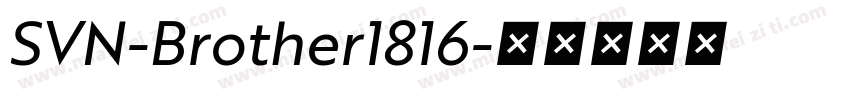 SVN-Brother1816字体转换