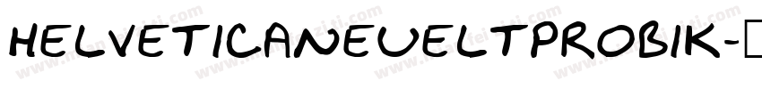 helveticaneueltprobik字体转换