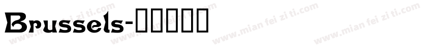 Brussels字体转换