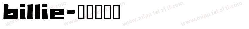 billie字体转换