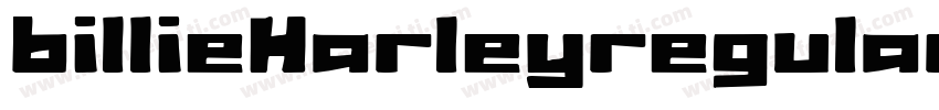 billieHarleyregular字体转换