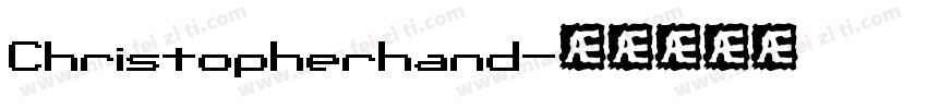 Christopherhand字体转换