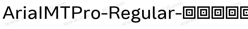 AriaIMTPro-Regular字体转换