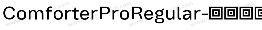ComforterProRegular字体转换
