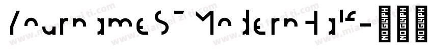 YournameS7ModernHalf字体转换