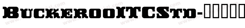 BuckerooITCStd字体转换