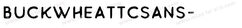 BuckwheatTCSans字体转换