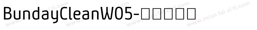 BundayCleanW05字体转换