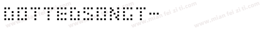 DottedSongt字体转换
