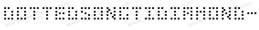 DottedSongtiDiamond字体转换