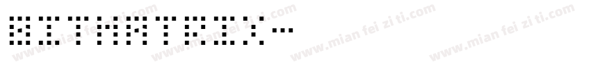 bitMatrix字体转换