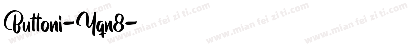 Buttoni-Yqn8字体转换