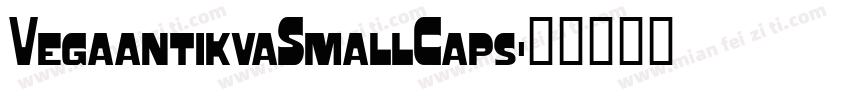 VegaantikvaSmallCaps字体转换