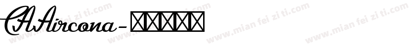 CAAircona字体转换