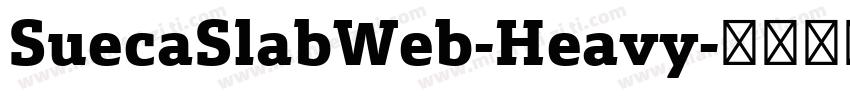 SuecaSlabWeb-Heavy字体转换