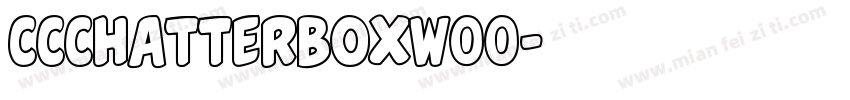 CCChatterboxW00字体转换