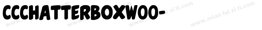 CCChatterboxW00字体转换