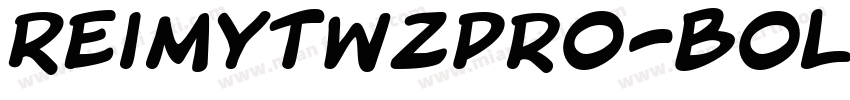ReimYtwzPro-Bold字体转换