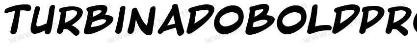 TurbinadoBoldPro字体转换