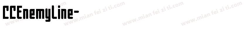 CCEnemyLine字体转换