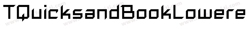 TQuicksandBookLowered字体转换