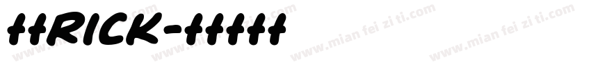 暧昧Rick字体转换