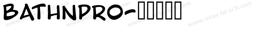BathnPro字体转换
