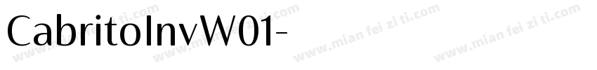 CabritoInvW01字体转换