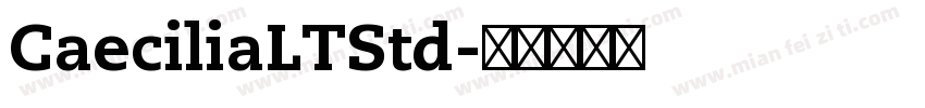 CaeciliaLTStd字体转换