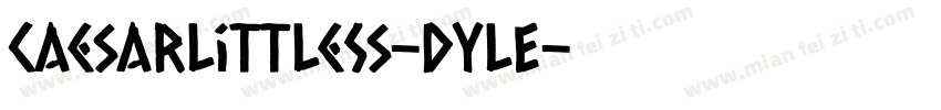 CaesarLittleSs-DylE字体转换