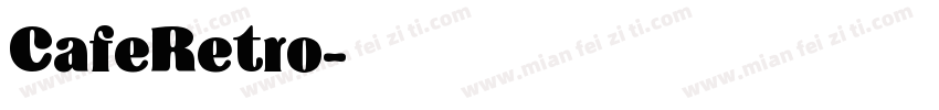 CafeRetro字体转换