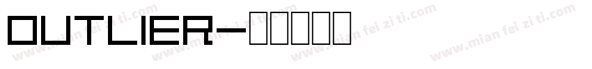 Outlier字体转换