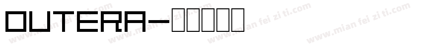 outera字体转换