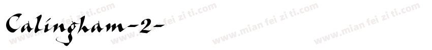 Calingham-2字体转换
