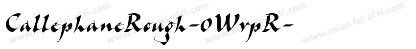 CallephaneRough-0WvpR字体转换