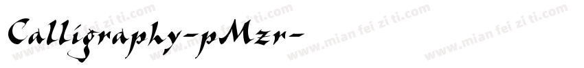 Calligraphy-pMzr字体转换